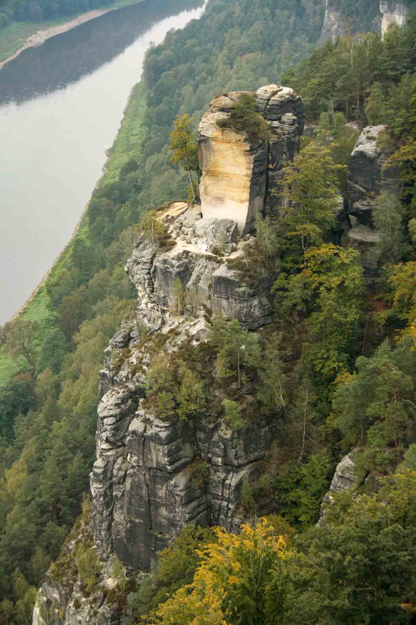 day 2 - view on the way to bastei bridge