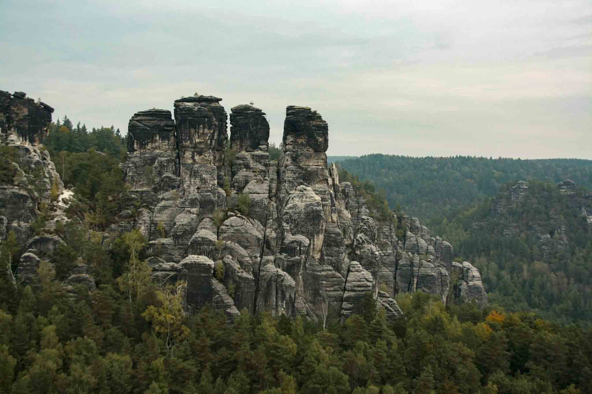 day 2 - Bastei Brücke, rocke pillars