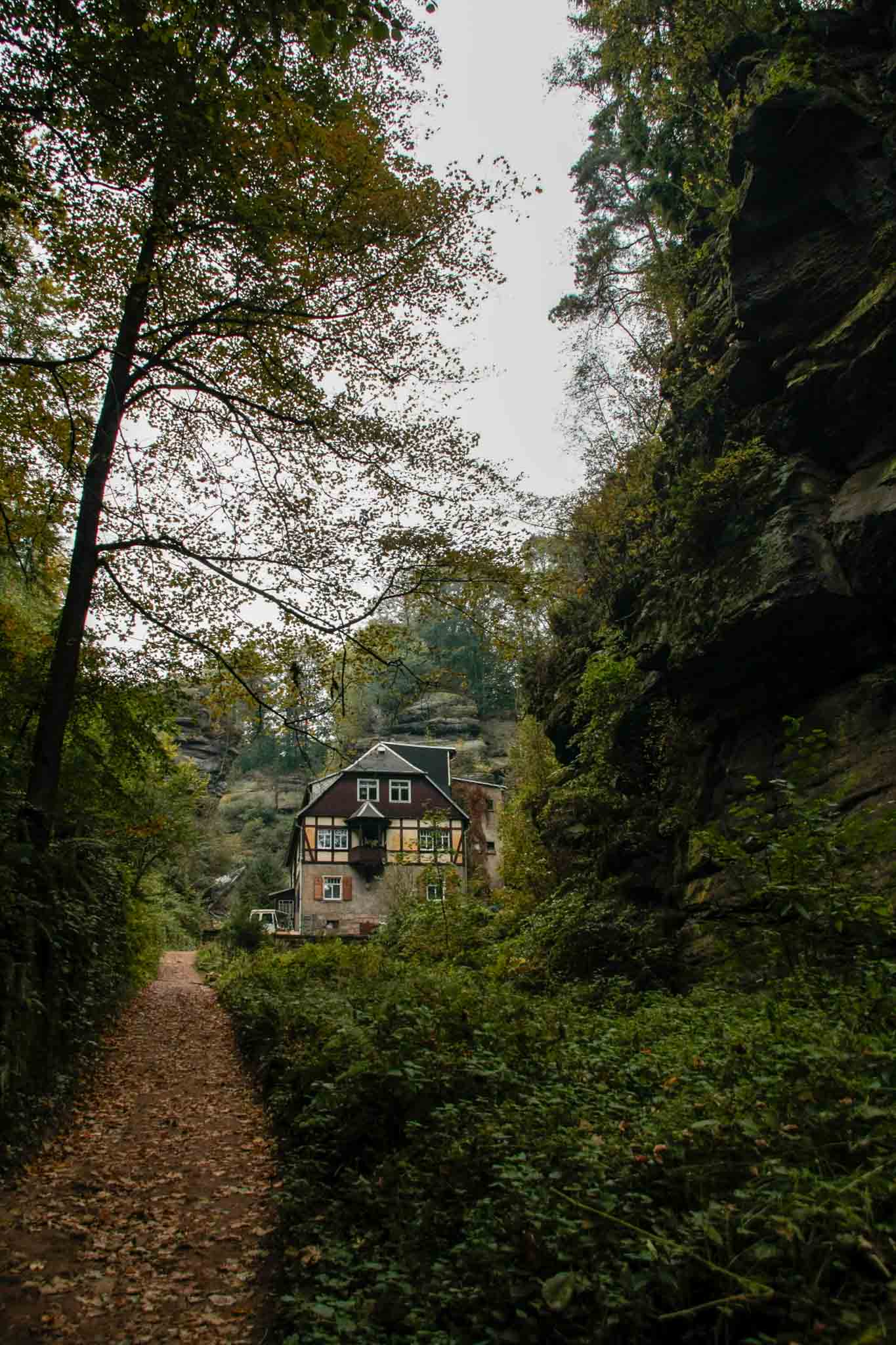 day 2 - Bastei Brücke, trail to town