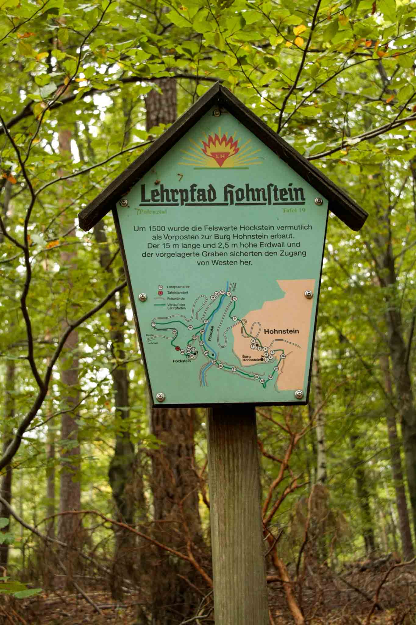 day 2 - lehrpfad hohenstein, signage