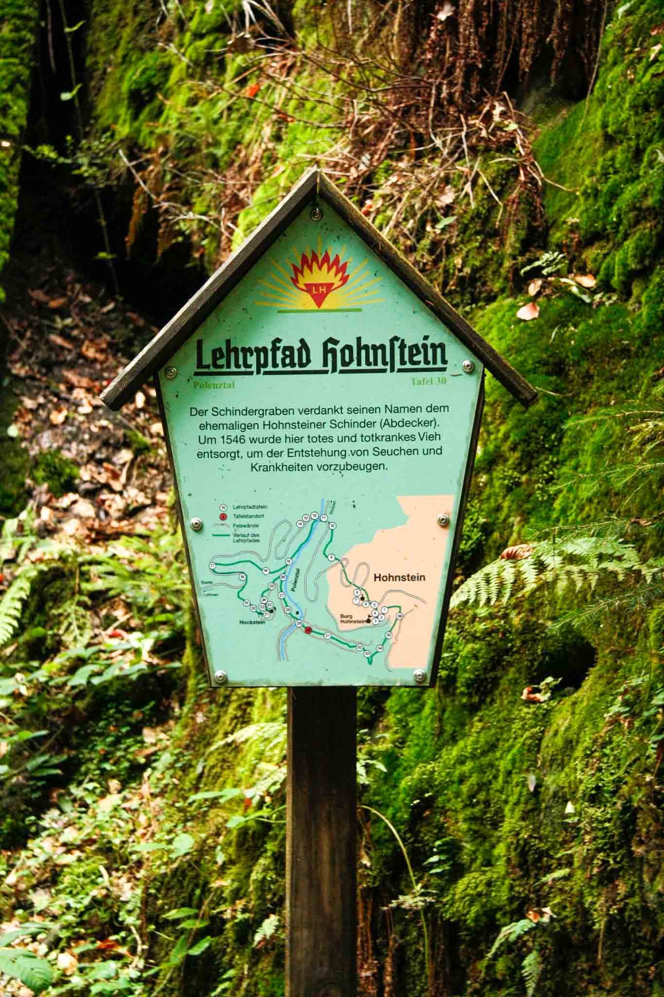 day 2 - lehrpfad hohenstein, signage